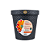VASO RED. RATTAN PRETO 10LT 25820 - Imagem 1