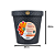 VASO RED. RATTAN PRETO 10LT 25820 - Imagem 2