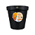 VASO RED. RATTAN PRETO 20LT 25822 - Imagem 1
