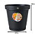 VASO RED. RATTAN PRETO 36LT 25824 - Imagem 2
