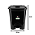 LIXEIRA QUADRADA ECOLOGIC C/PEDAL 14L 3042ECO - Imagem 2