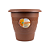 VASO REDONDO MEDIO TERRACOTA 25290 - Imagem 1