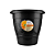 VASO REDONDO MED. PRETO 25289 - Imagem 1