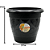 VASO REDONDO GRANDE PRETO 25291 - Imagem 2