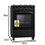 FOGAO 4 BC SIRIUS PLUS BALCK - Imagem 3