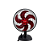 VENTILADOR MESATURBO 6P 4OCM VERMELHO 127V 10026 - Imagem 1