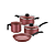 JOGO PANELA TRAMONTINA 4PÇS TURIM ROSE 20296444 - Imagem 1