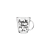 CANECA VIDRO 370ML 14625 - Imagem 1