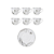 JG XICARA PORCELANA CHA 190ML 12PÇS 14600 - Imagem 2