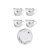 JG XICARA PORCELANA CHA 190ML 8PÇS 14597 - Imagem 2