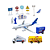 KIT AEROPORTO CITY TRAFFIC TOYS-24054 - Imagem 1