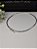 *Bracelete fio liso oval em prata 925* - Imagem 2