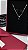 *Conjunto Preto - Corrente 45cm / Brinco ponto de Luz 7mm / Pingente 7mm em prata 925* - Imagem 1