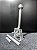 Alavanca de engate rapido - ALUMINIO CRU + prolongador extra de 25cm - Imagem 3