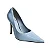 Scarpin Verniz Baby Blue Longbeak Sola Natural Salto 11cm cód. 4244 - Imagem 3