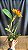 Blc. Yingluck Smile 'Heart of Gold' - 3 Flores + Vegetal Top - Imagem 2
