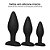 Kit Plug Anal 3 Peças Em Silicone - Imagem 5