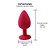 Plug Anal Grande em Silicone com Pedra de Cristal Azul - Imagem 3