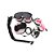 Kit Sado Bondage de Luxo Pelúcia Rosa Com 7 Acessórios - Imagem 8