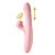 Vibrador de Ponto G e Pulsação com Movimento Vai e Vem Recarregável Rosa - Imagem 2