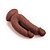 Prótese Realística Para Dupla Penetração Com Ventosa Mr. Rude Marrom - Imagem 4