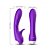 Vibrador Ponto G com Cerdas Estimuladoras de Clitóris 9 Modos de Vibração Roxo - Imagem 3