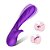 Vibrador Ponto G com Cerdas Estimuladoras de Clitóris 9 Modos de Vibração Roxo - Imagem 2