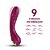 Vibrador Ponto G Curvado 9 Modos de Vibração Recarregável - Imagem 5