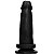 Prótese Pênis Realístico Com Ventosa 14,5 x 4 cm Preto Adão & Eva - Imagem 1
