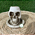 Castiçal Crânio em Resina - 10cm - Imagem 1