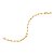 PULSEIRA MASCULINA FOLHEADO A OURO ELOS OVAIS. MED 20/21CM ROMMANEL 551692 - Imagem 1