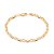 PULSEIRA MASCULINA FOLHEADO A OURO FIO GRUMET. MED 19/20/21CM ROMMANEL 550570 - Imagem 1