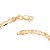 PULSEIRA MASCULINA FOLHEADO A OURO FIO GRUMET. MED 19/20/21CM ROMMANEL 550570 - Imagem 2