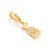 BERLOQUE FOLHEADO A OURO SACO DE FORTUNA. MED 2,6CM ROMMANEL 542398 - Imagem 1