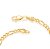 PULSEIRA MASCULINA FOLHEADO A OURO FIO ALTERNADO. MED 18/19/20/21CM ROMMANEL 550047 - Imagem 2
