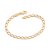 PULSEIRA MASCULINA FOLHEADO A OURO FIO GRUMET. MED 19/20/21/22CM ROMMANEL 550182 - Imagem 1