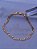 PULSEIRA MASCULINA FOLHEADO A OURO FIO ALTERNADO. MED 18/19CM ROMMANEL 550050 - Imagem 4