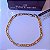 PULSEIRA MASCULINA FOLHEADO A OURO FIO ALTERNADO. MED 18/19CM ROMMANEL 550050 - Imagem 3