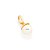 PINGENTE FOLHEADO A OURO COM PÉROLA. MED 0,6MM ROMMANEL 540171 - Imagem 1
