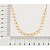 GARGANTILHA CHOKER FOLHEADO A OURO COM MEDALHAS LISAS. MED 37CM ROMMANEL 532055 - Imagem 3