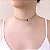 GARGANTILHA CHOKER FOLHEADO A OURO COM MEDALHAS LISAS. MED 37CM ROMMANEL 532055 - Imagem 2