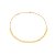 GARGANTILHA CHOKER FOLHEADO A OURO COM MEDALHAS LISAS. MED 37CM ROMMANEL 532055 - Imagem 1