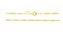 CORRENTE FOLHEADO A OURO FIO CINGAPURA. MED 50CM ROMMANEL 530418 - Imagem 2