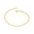 PULSEIRA MASCULINA FOLHEADO A OURO ELO DIAMANTADO. MED 18/19CM ROMMANEL 550428 - Imagem 1