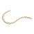 PULSEIRA MASCULINA FOLHEADO A OURO FIO GROUMET. MED 19/20/21/22CM ROMMANEL 550791 - Imagem 1