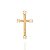 PINGENTE FOLHEADO A OURO CRUZ COM ZIRCÔNIAS. MED 2,8CM ROMMANEL 541861 - Imagem 1