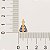 PINGENTE FOLHEADO A OURO NOSSA SENHORA APARECIDA. MED 1,4CM ROMMANEL 541634 - Imagem 2