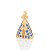 PINGENTE FOLHEADO A OURO NOSSA SENHORA APARECIDA. MED 1,4CM ROMMANEL 541634 - Imagem 1