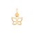 PINGENTE FOLHEADO A OURO BORBOLETA. MED 1,4CM ROMMANEL 542305 - Imagem 1