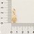 BERLOQUE FOLHEADO A OURO CORUJA. MED 2,8CM ROMMANEL 542400 - Imagem 2